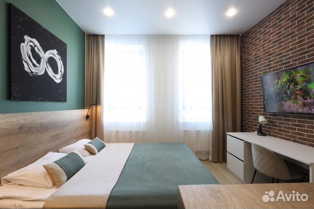 

Квартира-студия, 27 м², 1 кровать