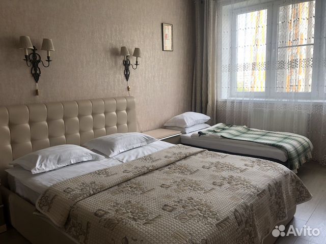 

1-к. квартира, 46 м², 2 кровати