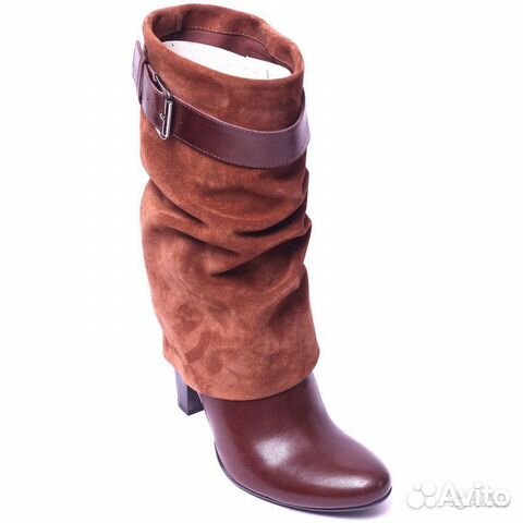 Новые полусапоги осень/весна коричн на байке Новые полусапоги осень/весна коричн на байке