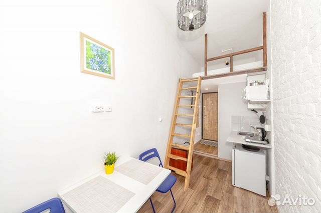 

Квартира-студия, 15 м², 1 кровать