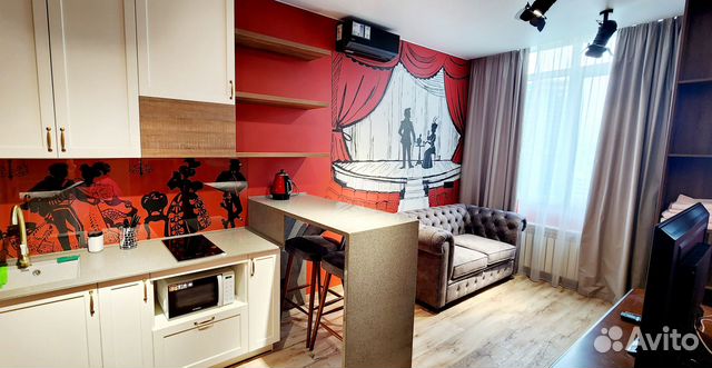 

Квартира-студия, 29 м², 2 кровати