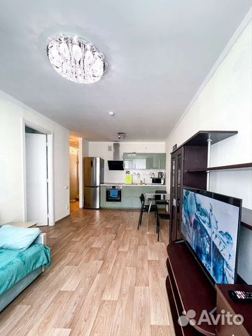 

1-к. квартира, 46 м², 2 кровати