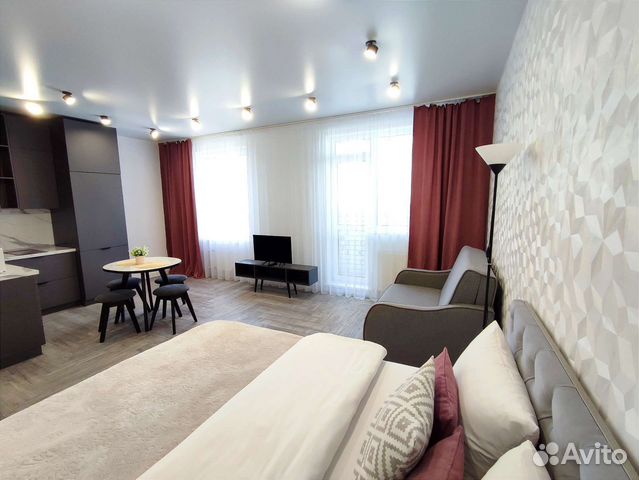 

Квартира-студия, 36 м², 2 кровати