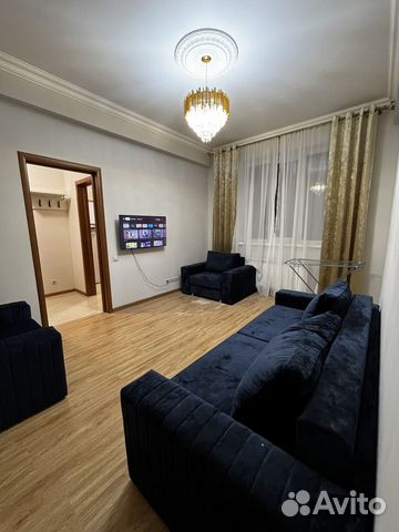 

1-к. квартира, 45 м², 2 кровати