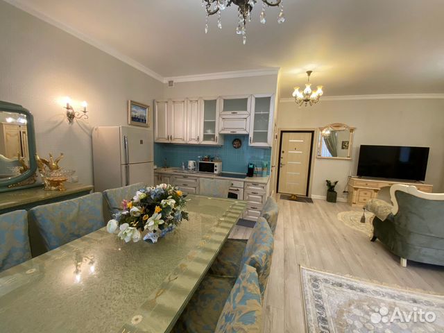 

Квартира-студия, 61 м², 2 кровати