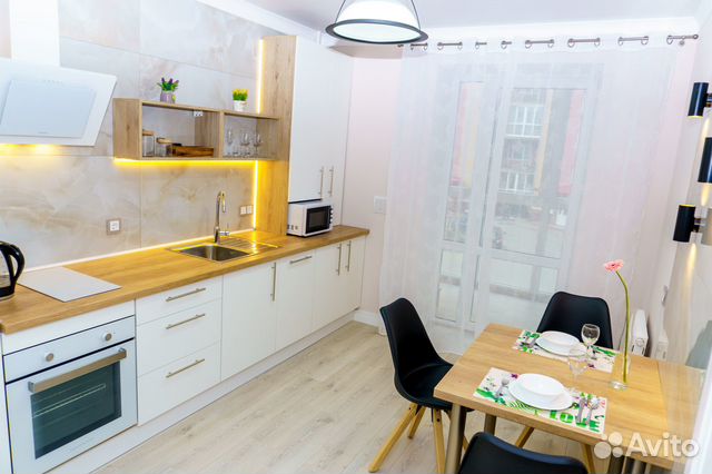 

1-к. квартира, 44 м², 2 кровати