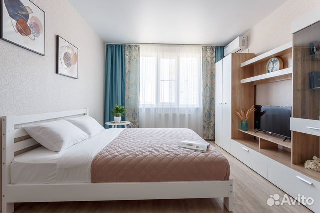 

1-к. квартира, 40 м², 2 кровати