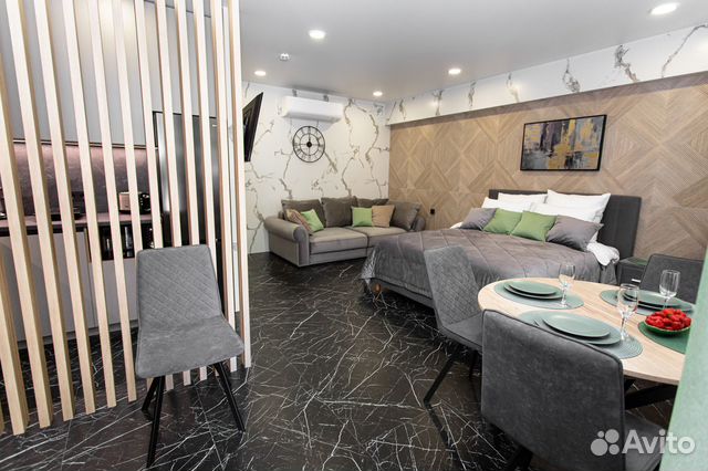 

Квартира-студия, 34 м², 2 кровати