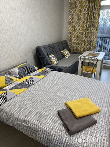 

Квартира-студия, 36 м², 1 кровать