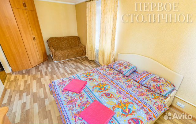 

1-к. квартира, 37 м², 2 кровати