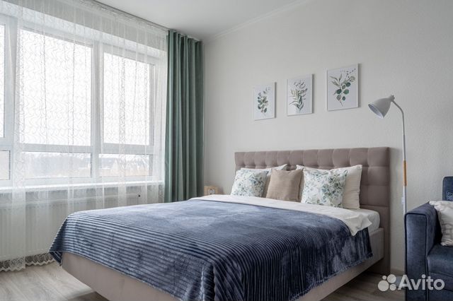 

1-к. квартира, 40 м², 3 кровати