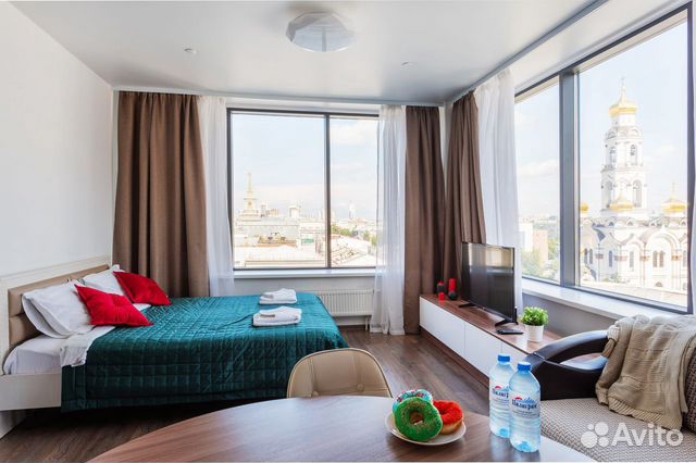 

Квартира-студия, 38 м², 2 кровати