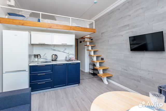 

Квартира-студия, 40 м², 2 кровати