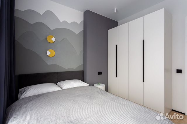

1-к. квартира, 45,7 м², 2 кровати