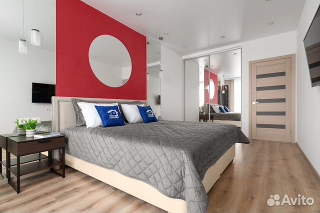 

1-к. квартира, 45 м², 2 кровати