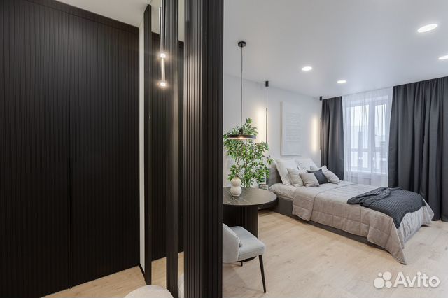 

Квартира-студия, 28 м², 1 кровать