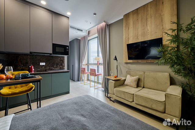 

Квартира-студия, 25 м², 1 кровать