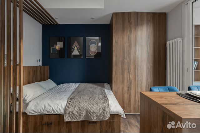 

Квартира-студия, 16 м², 1 кровать