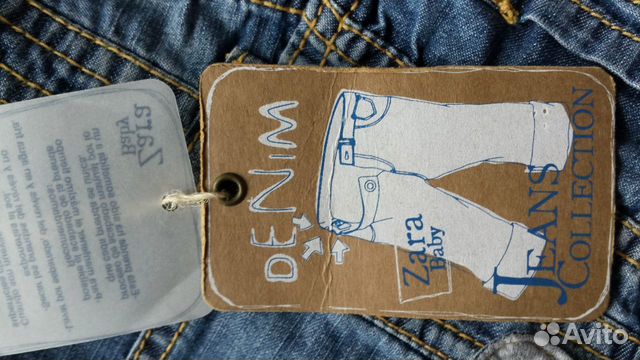 Комбинезон новый джинсовый zara на 3-6 месяцев Комбинезон новый джинсовый zara на 3-6 месяцев
