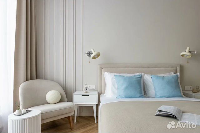 

1-к. квартира, 35 м², 2 кровати