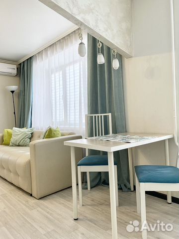 

Квартира-студия, 38 м², 1 кровать
