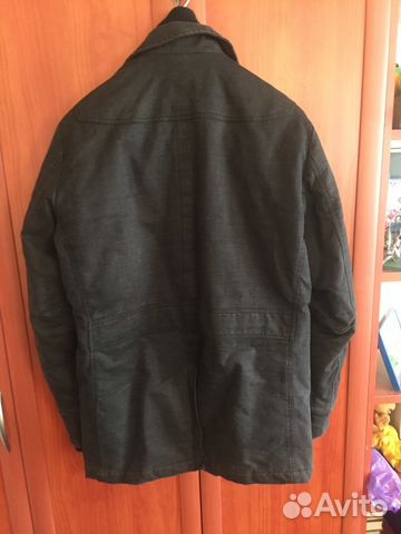 Мужское пальто Style Starling L-XL Черное(серое) Мужское пальто Style Starling L-XL Черное(серое)