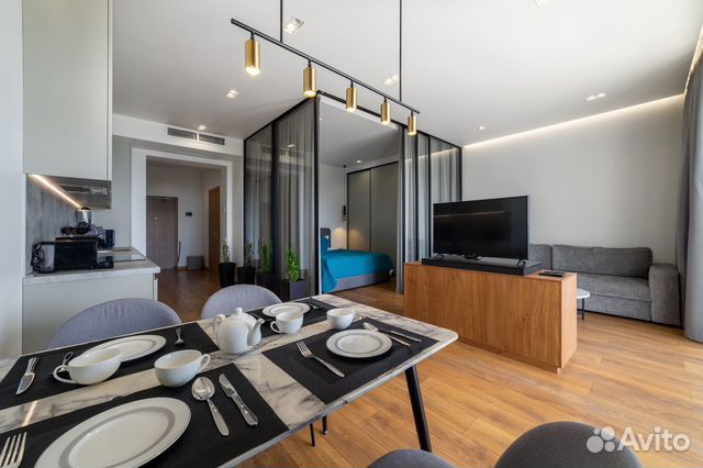 

Квартира-студия, 60 м², 2 кровати