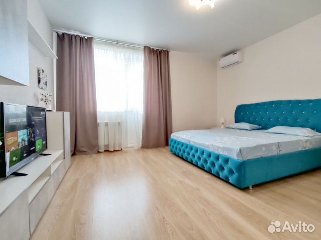 

1-к. квартира, 44 м², 2 кровати