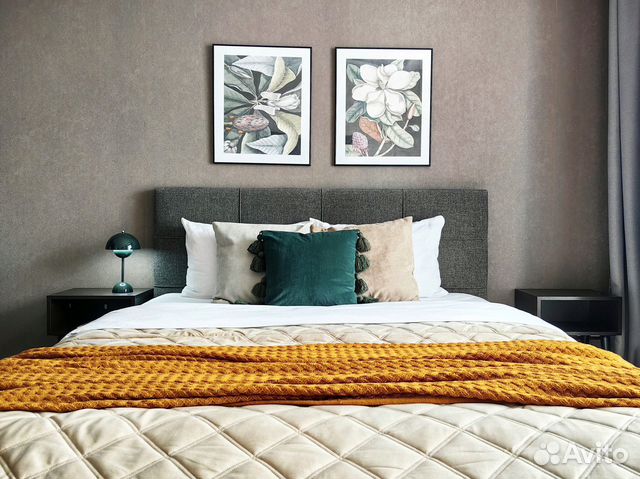 

1-к. квартира, 40 м², 2 кровати