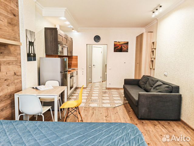 

Квартира-студия, 30 м², 2 кровати