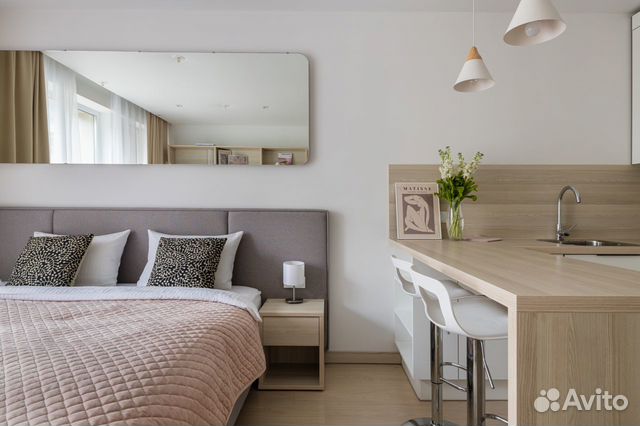 

Квартира-студия, 26 м², 1 кровать