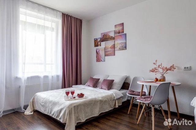 

Квартира-студия, 26,4 м², 2 кровати