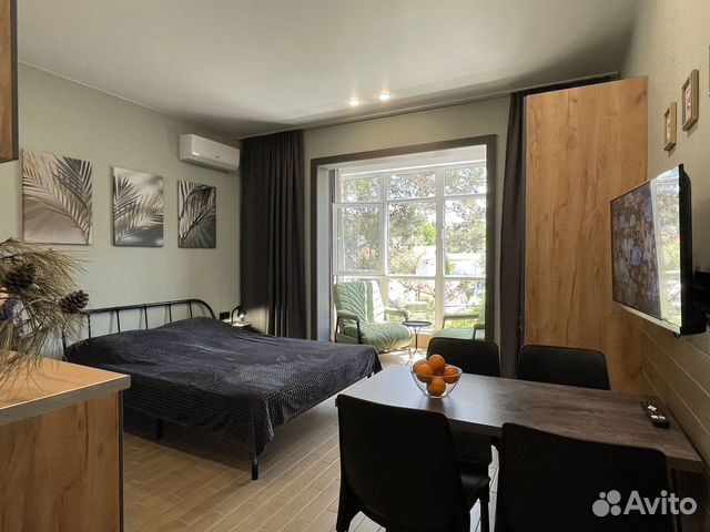 

Квартира-студия, 28 м², 4 кровати