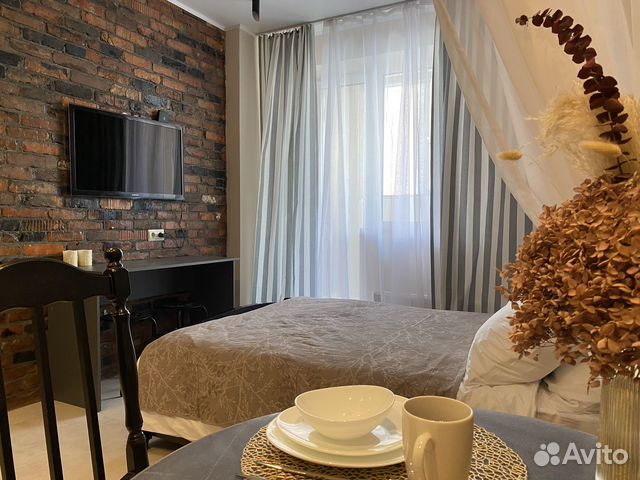 

Квартира-студия, 25 м², 2 кровати