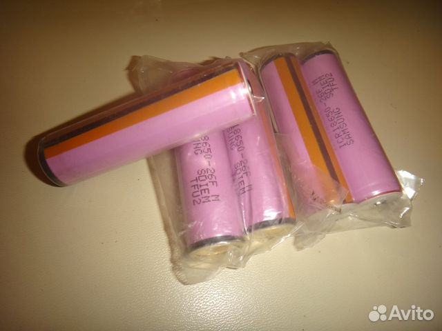 Аккумуляторы 18650 SAMSUNG ICR18650-26F с защитой