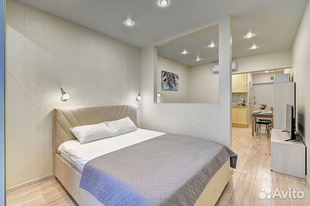 

Квартира-студия, 35 м², 2 кровати