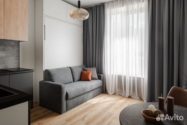 

Квартира-студия, 24 м², 1 кровать