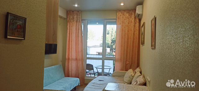 

Квартира-студия, 25 м², 2 кровати