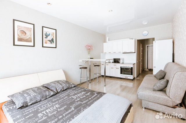 

Квартира-студия, 32 м², 1 кровать
