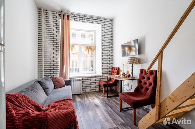 

Квартира-студия, 28 м², 2 кровати
