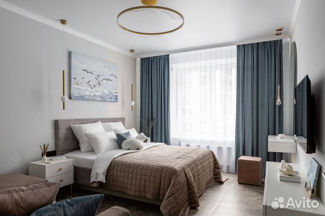 

1-к. квартира, 40 м², 3 кровати