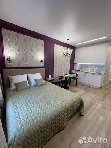 

Квартира-студия, 27 м², 1 кровать