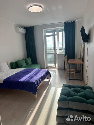 

Квартира-студия, 27 м², 4 кровати