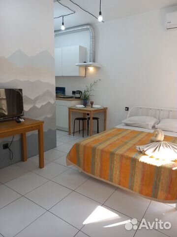 

Квартира-студия, 24 м², 2 кровати