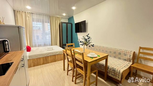 

Квартира-студия, 30 м², 2 кровати