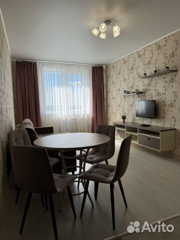 

1-к. квартира, 52 м², 3 кровати