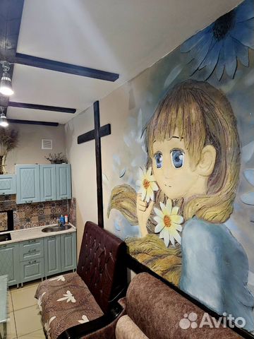 

1-к. квартира, 55 м², 3 кровати