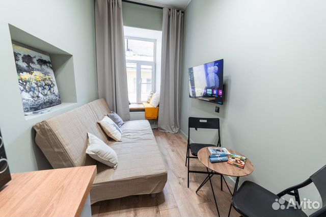 

Квартира-студия, 15 м², 2 кровати