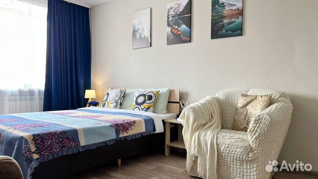 

1-к. квартира, 42 м², 2 кровати