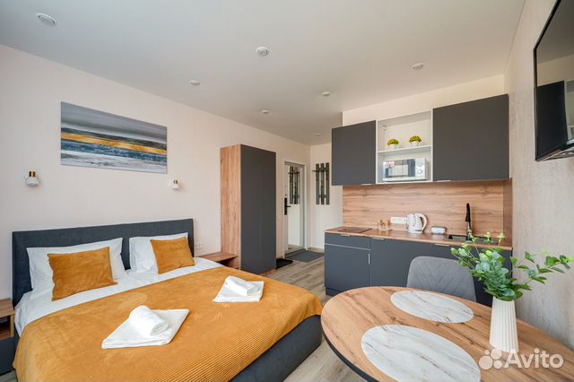 

Квартира-студия в апарт-отеле, 19 м², 1 кровать